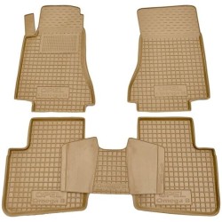 Килимки в салон Opel Omega B 1994-2003 гумові, бежеві (AVTO-Gumm)