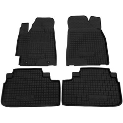 Килимки в салон Toyota Highlander 2 2007- гумові, чорні (AVTO-Gumm)