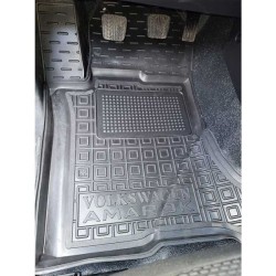 Килимки в салон Volkswagen Amarok 2 2022- гумові, чорні (AVTO-Gumm)