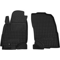 Килимки передні Mitsubishi Outlander 2003-2007 АКПП гумові, чорні (AVTO-Gumm)