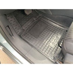 Килимки передні Peugeot 508 2011-2017 гумові, чорні (AVTO-Gumm)