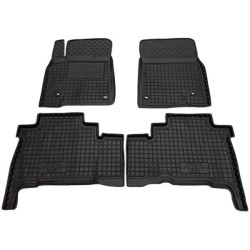 Килимки в салон Toyota Land Cruiser 200 2007-2012 гумові, чорні (AVTO-Gumm)
