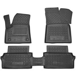 Килимки в салон Citroen e-C3 2025- гумові, чорні (AVTO-Gumm)