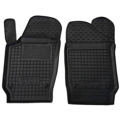 Килимки передні Seat Ibiza (6J) 2008-2017 3/5 дверей гумові, чорні (AVTO-Gumm)