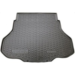 Килимок в багажник Hyundai Elantra 2021- гумовий, чорний (AVTO-Gumm)