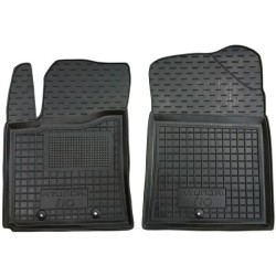 Килимки передні Hyundai i10 2014-2019 гумові, чорні (AVTO-Gumm)