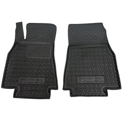 Килимки передні Mercedes A (W169) 2005-2012 гумові, чорні (AVTO-Gumm)
