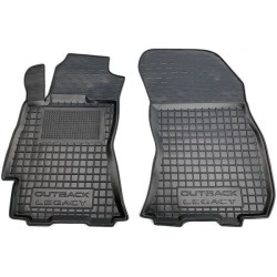 Килимки передні Subaru Outback/Legacy 2010-2014 гумові, чорні (AVTO-Gumm)