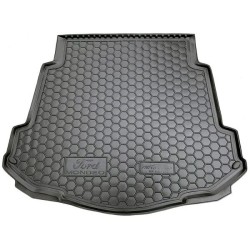 Килимок в багажник Ford Mondeo 4 2007-2014 седан, з докаткою гумовий, чорний (AVTO-Gumm)