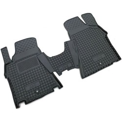 Килимки в салон Hyundai H1 2007- 1+2, передні гумові, чорні (AVTO-Gumm)