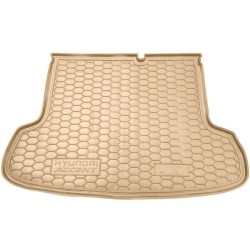 Килимок в багажник Hyundai Accent 2006-2010 седан гумовий, бежевий (AVTO-Gumm)