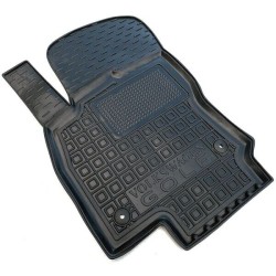 Килимок водійський Volkswagen Golf 8 2020- хетчбек, ДВЗ гумовий, чорний (AVTO-Gumm)