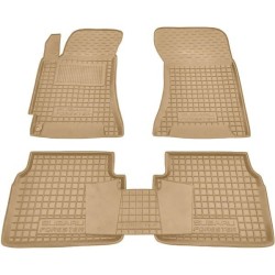Килимки в салон Subaru Forester 2 2002-2008 гумові, бежеві (AVTO-Gumm)