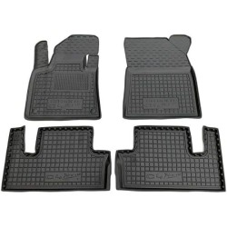 Килимки в салон Citroen C4 Picasso 2014- гумові, чорні (AVTO-Gumm)