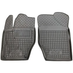 Килимки передні Peugeot 408 2012-2021 гумові, чорні (AVTO-Gumm)