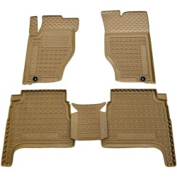 Килимки в салон Kia Sorento 2002-2009 гумові, бежеві (AVTO-Gumm)