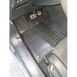 Килимки в салон Peugeot 3008 2025- гібрид/ДВЗ гумові, чорні (AVTO-Gumm)