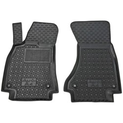 Килимки передні Audi A4 (B8) 2007-2015 гумові, чорні (AVTO-Gumm)