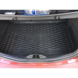 Килимок в багажник Renault Megane 2 2003-2009 хетчбек гумовий, чорний (AVTO-Gumm)