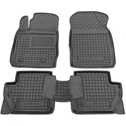 Килимки в салон Ford EcoSport 2015- гумові, чорні (AVTO-Gumm)