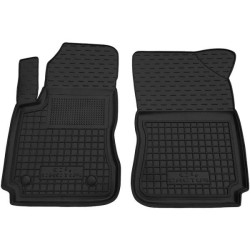 Килимки передні Citroen C4 Cactus 2015- гумові, чорні (AVTO-Gumm)