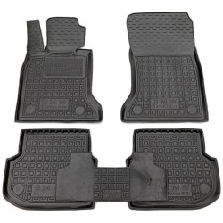 Килимки в салон BMW 5 (F10) 2011-2013 sDrive гумові, чорні (AVTO-Gumm)