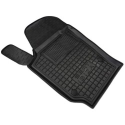 Килимок водійський Seat Ibiza (6J) 2008-2017 3/5 дверей гумовий, чорний (AVTO-Gumm)