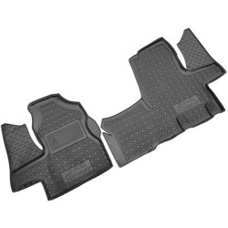 Килимки в салон JAC Sunray 2010- гумові, чорні (AVTO-Gumm)