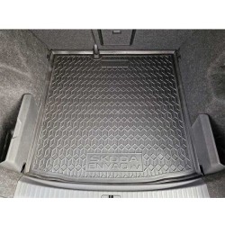 Килимок в багажник Skoda Enyaq 4 2021- Coupe, без органайзера гумовий, чорний (AVTO-Gumm)