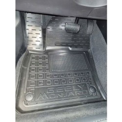 Килимки в салон Geely Monjaro 2021- гумові, чорні (AVTO-Gumm)