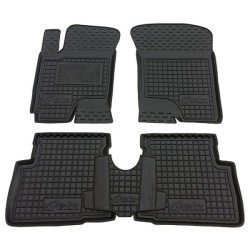Килимки в салон Hyundai Getz 2002-2011 гумові, чорні (AVTO-Gumm)