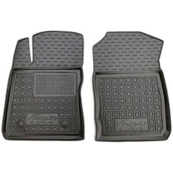 Килимки передні Ford Fiesta 2010-2016 седан, USA гумові, чорні (AVTO-Gumm)