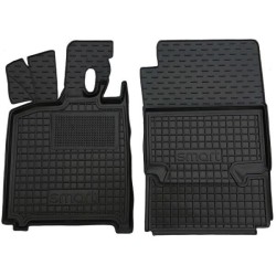 Килимки в салон Smart Fortwo 451 2007- гумові, чорні (AVTO-Gumm)