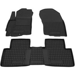 Килимки в салон Mitsubishi Outlander XL 2007-2012 гумові, чорні (AVTO-Gumm)