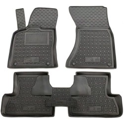 Килимки в салон Audi Q5 2008-2016 гумові, чорні (AVTO-Gumm)