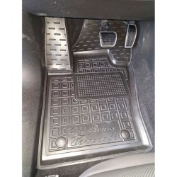 Килимки в салон Alfa Romeo Tonale 2022- гібрид гумові, чорні (AVTO-Gumm)