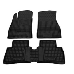 Килимки в салон Nissan Juke 2010-2020 гумові, чорні (AVTO-Gumm)