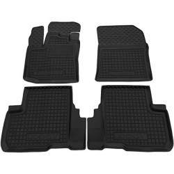 Килимки в салон Renault Lodgy 2013- гумові, чорні (AVTO-Gumm)