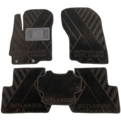 Текстильні килимки в салон Mitsubishi Outlander 2012- (X) AVTO-Tex