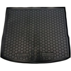 Килимок в багажник Ford Focus 3 2011- універсал, з докаткою гумовий, чорний (AVTO-Gumm)