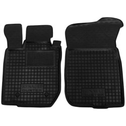 Килимки передні Renault Duster 2WD 2010-2014 гумові, чорні (AVTO-Gumm)