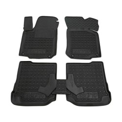 Килимки в салон Volkswagen Golf 4 1998-2003 гумові, чорні (AVTO-Gumm)
