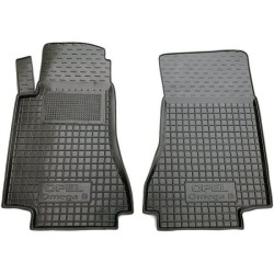 Килимки передні Opel Omega B 1994-2003 гумові, чорні (AVTO-Gumm)