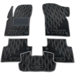 Текстильні килимки в салон Volvo V50 2004- (V) сірі AVTO-Tex