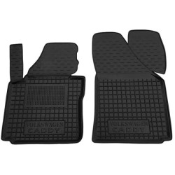Килимки передні Volkswagen Caddy 2004- 4 двері гумові, чорні (AVTO-Gumm) Килимки передні Volkswagen Caddy 2004- 4 двері гумові, чорні (AVTO-Gumm)