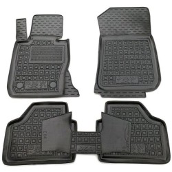 Килимки в салон BMW X1 (E84) 2008-2014 xDrive гумові, чорні (AVTO-Gumm)