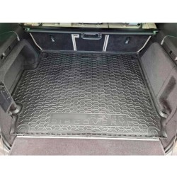 Килимок в багажник Land Rover Discovery 5 2017- 5 місць гумовий, чорний (AVTO-Gumm)