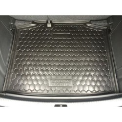 Килимок в багажник Skoda Rapid 2013- Spaceback гумовий, чорний (AVTO-Gumm)