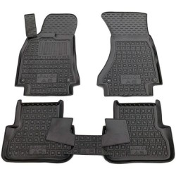Килимки в салон Audi A5 (B8) Sportback 2009- гумові, чорні (AVTO-Gumm)