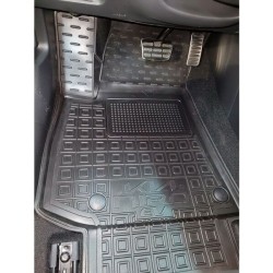 Килимки в салон Kia Niro 2022- EV гумові, чорні (AVTO-Gumm)